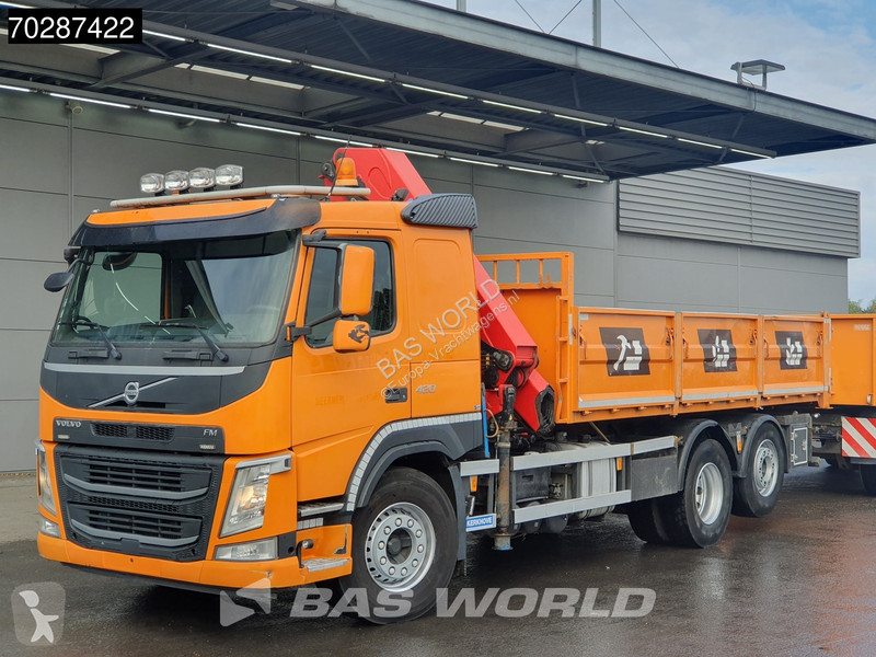 Kamion Volvo 420 6X2 HMF 2120 K 4 Crane...