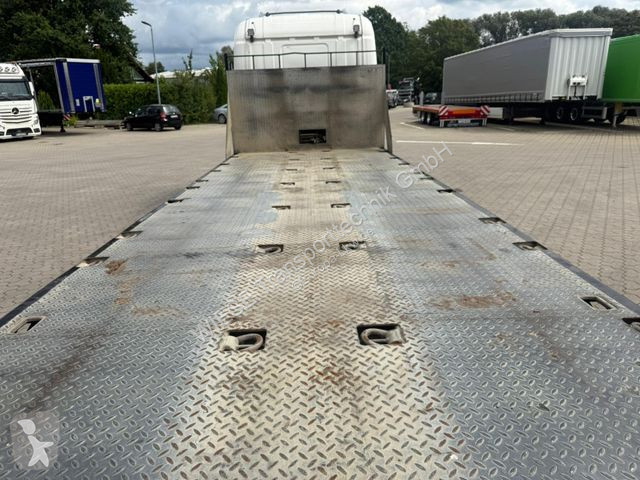 Lastbil Scania G450 Baumaschinentransporter mit...
