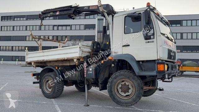 Lastbil MAN 10.224 3 Sk Kran 4X4 HIAB 099...