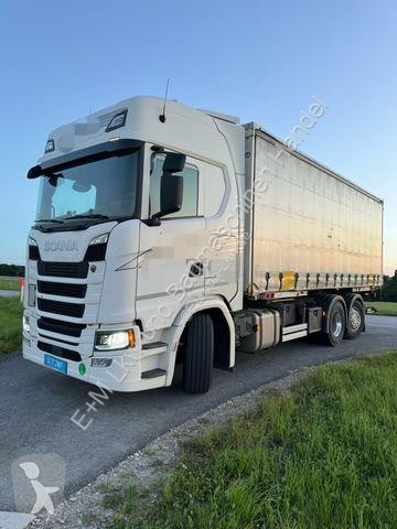 Camion Scania 6X2 BDF WAP MIT ANHÄNGER
