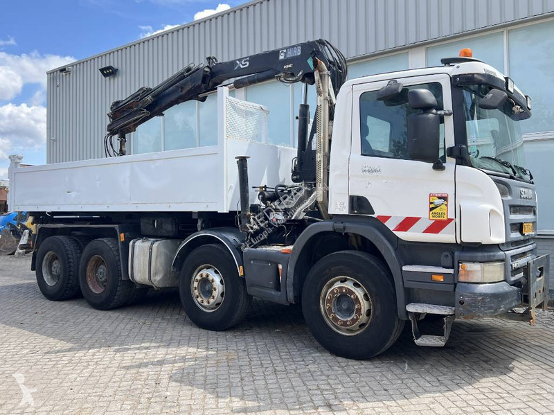 Camion Scania 400 8X4 KIER 2010 + HIAB Crane...