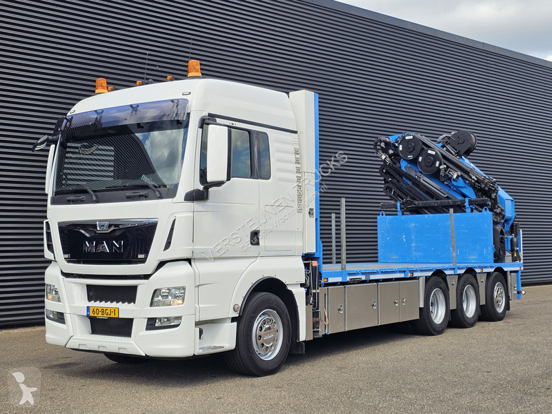 Lastbil MAN 35.480 8x4-4 / HMF 85 t/m + JIB /...