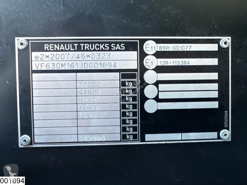 Kamion Renault C 430 6x2, EURO 6, Retarder,...
