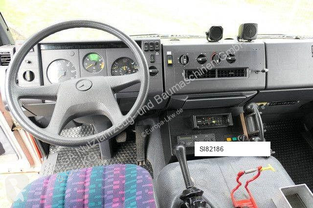 Camion Mercedes 814 F/Feuerwehr/Pumpe/9 Sitze