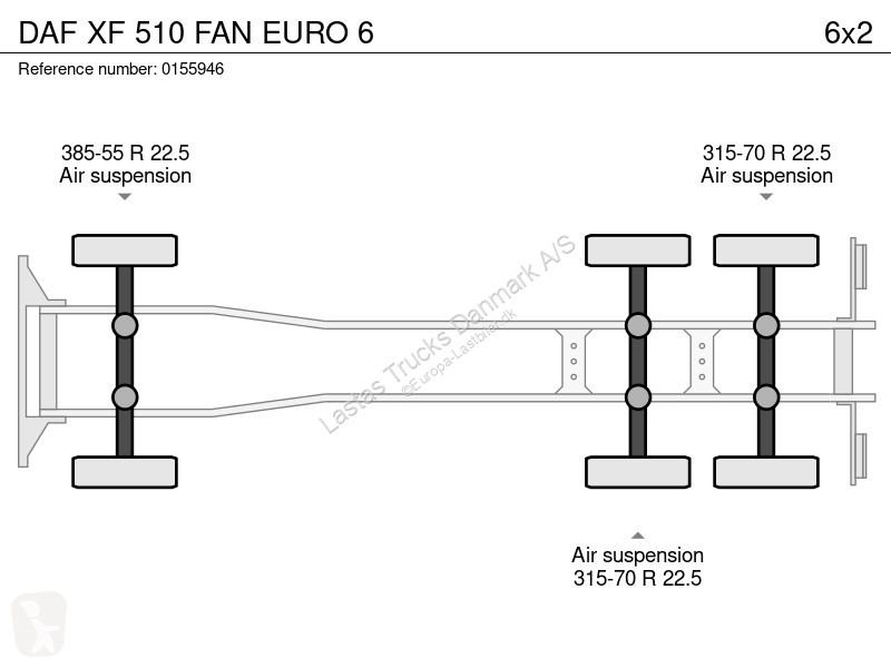 Camion DAF 510 FAN EURO 6