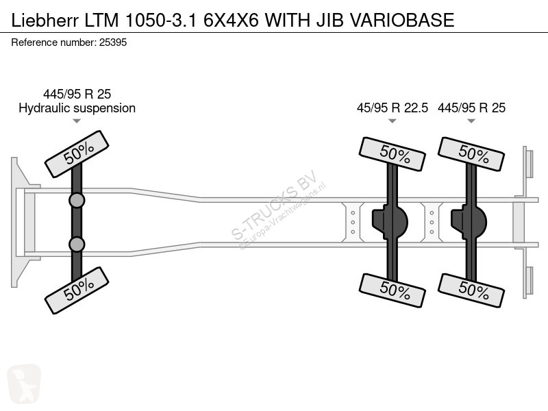 Camion Liebherr 1050-3.1 6X4X6 WITH JIB VARIOBASE