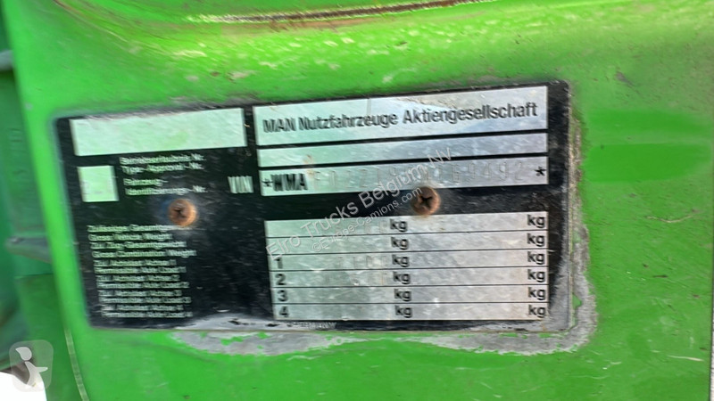 Kamion MAN (MANUAL PUMP / POMPE MANUELLE /...