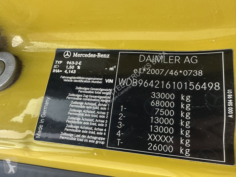 شاحنة Mercedes Arocs 3363 K 6x4 Arocs 3363 K...