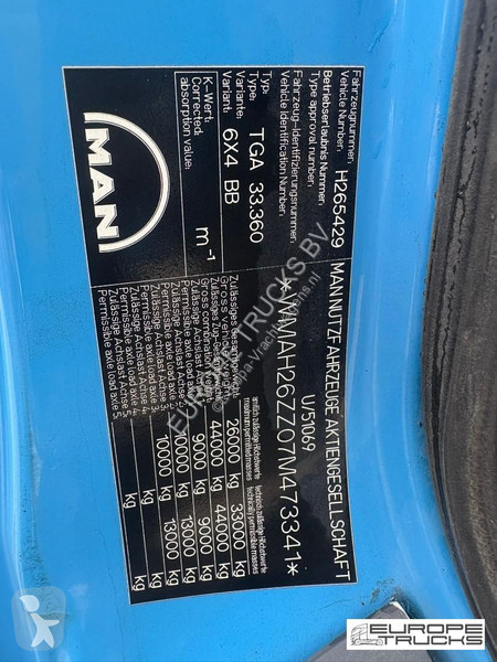 شاحنة MAN 33.360 Full Steel - Hiab 166E -...