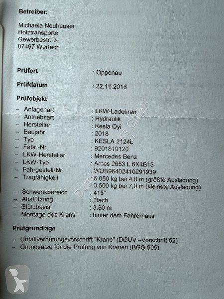 Attrezzature automezzi pesanti Kesla Kran Kesla...