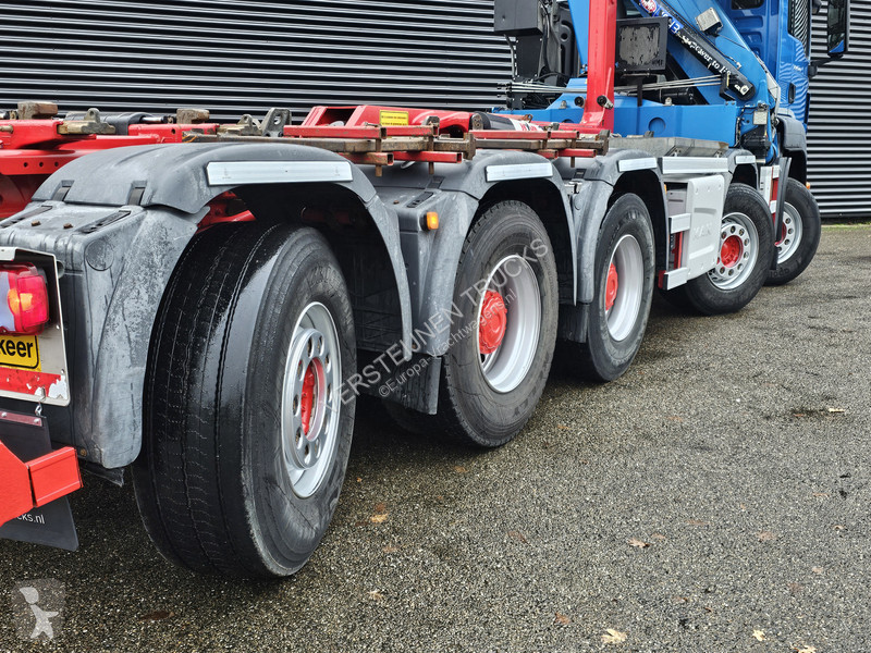 شاحنة MAN 47.440 BBL / 10X4 HOOKLIFT + Z CRANE