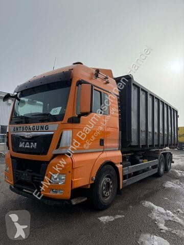 شاحنة MAN TGX 6X2 Abrollkipper Blatt Luft Lift Ret
