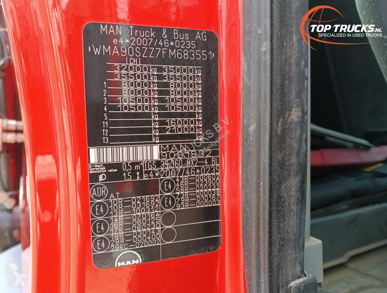 Camion MAN 35.360 8x2 - Fassi 23TM Kraan,...