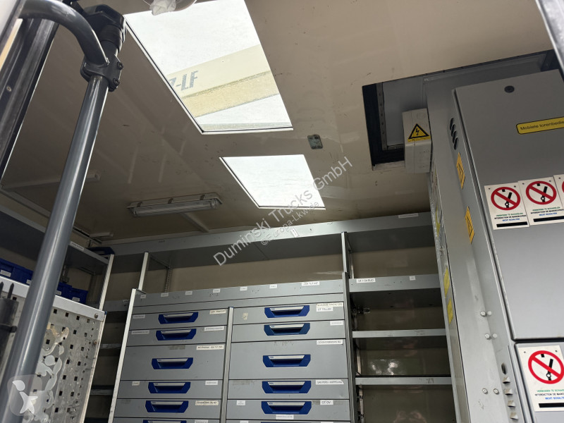 Camion MAN TGL 12.180 Koffer mit Ruthmann...