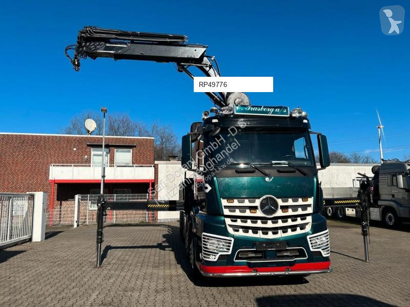 شاحنة Mercedes 3253 + HIAB 302 Kran 8x2-4 HAD...
