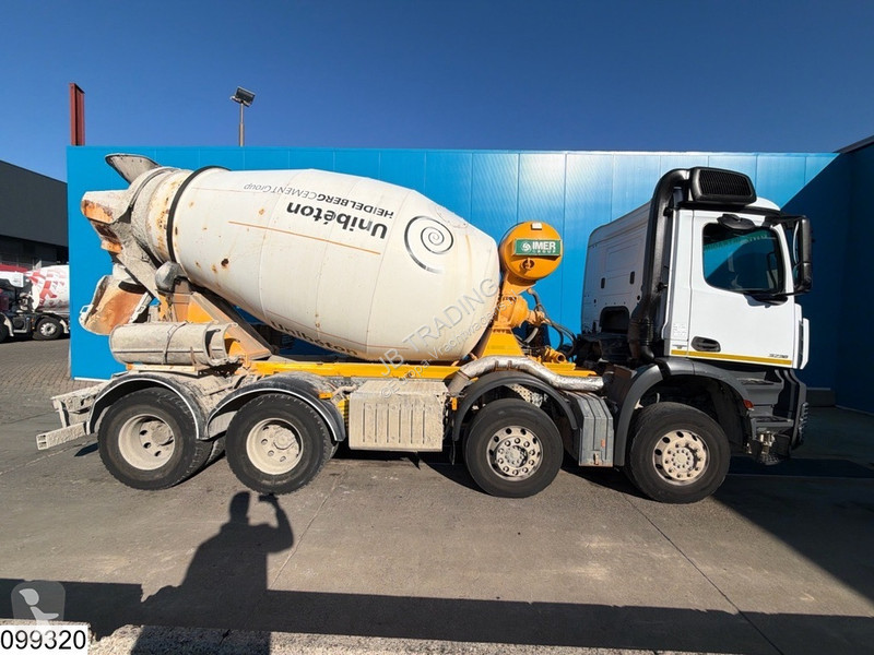 شاحنة Mercedes 3236 EURO 6, 8x4 IMER 8,5m3