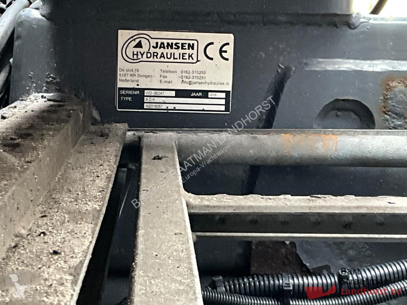 Lastbil Ginaf X6 4142 CF 8x2 Euro 6 met 18m3...