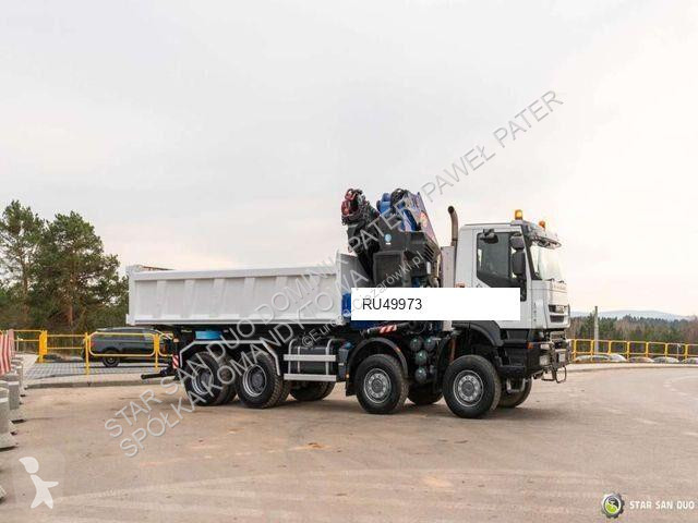 Kamión Iveco TRAKKER 450 8x8 PM 85SP Crane...