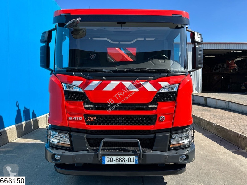 شاحنة Scania 410 EURO 6e, CN, 8x4, Retarder, Fassi