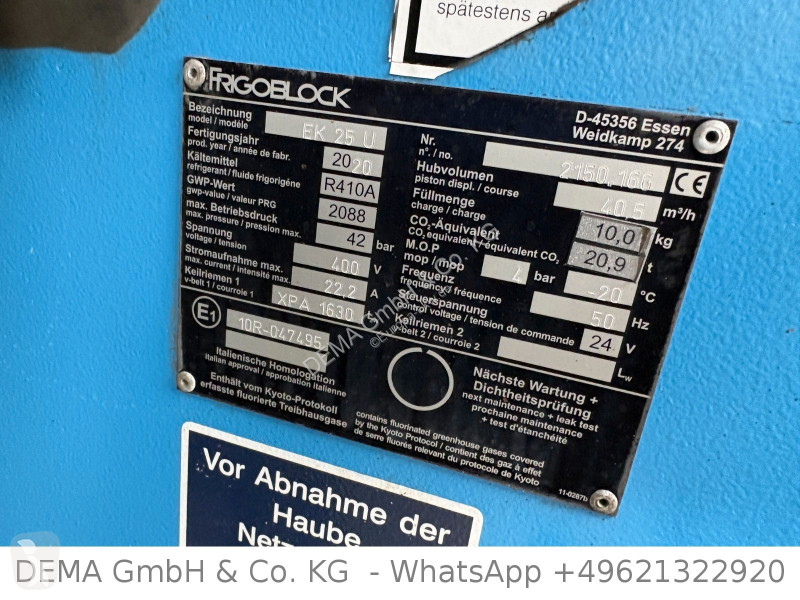 شاحنة Mercedes 2540 *Euro6d*Automatik*Frigoblock*