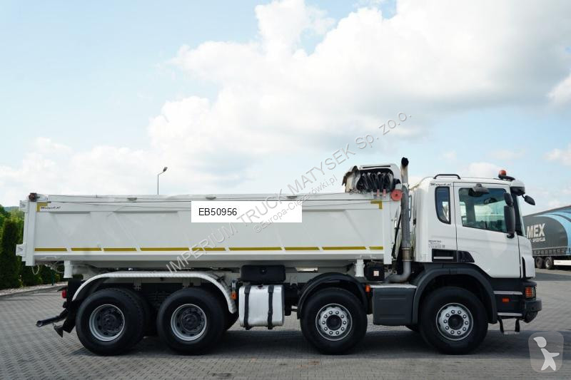 شاحنة Scania P 440 / 8x4 / WYWROTKA 2 STRONNA /...