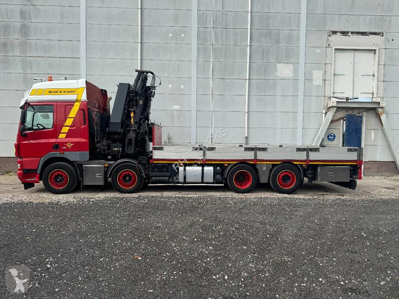 شاحنة DAF 85460 8X2 HIAB 477E-7 + JIB 75X +...
