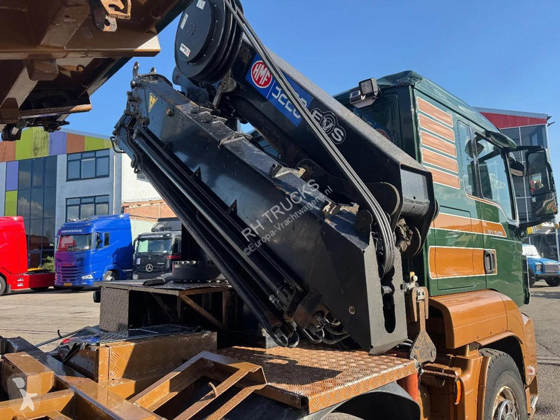 شاحنة MAN 35.480 8X2 KIPPER + HMF 3220-K6 +...