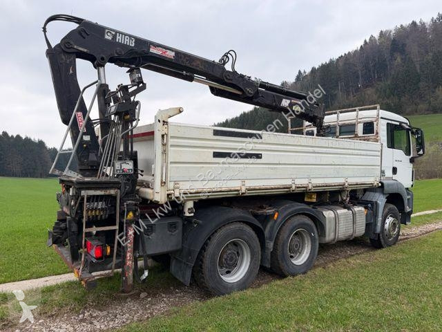 شاحنة MAN TGS 6X4 Blatt Blatt Hiab 144 Hochschtand