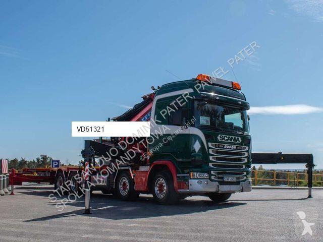 شاحنة Scania R490 8x2 EFFER 955 Fly Jib Winch...