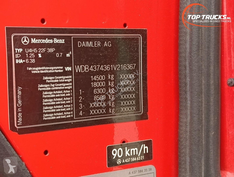 شاحنة Mercedes U 5000 4x4 - (type 437.4) 3,900...