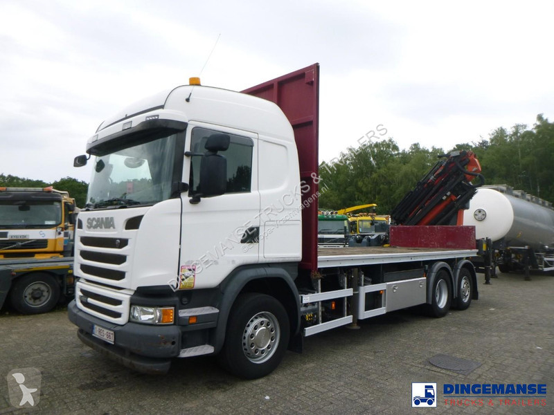 شاحنة Scania 450 6x2 + Palfinger PK27002-SH C +...