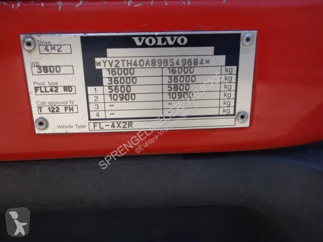 شاحنة Volvo FL 260 ziegler pump