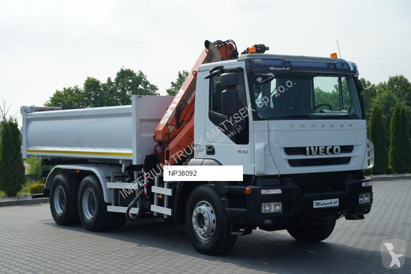 شاحنة Iveco TRAKKER 410 / 6X4 / 2 STR. WYWROTKA...