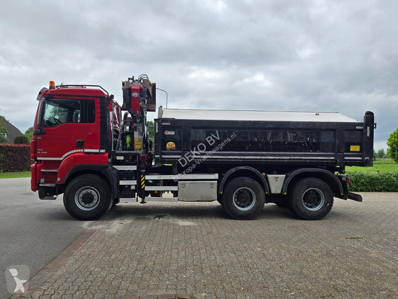 شاحنة MAN 33.400 6X6 BH WVT WS Z-crane/TIPPER!!...