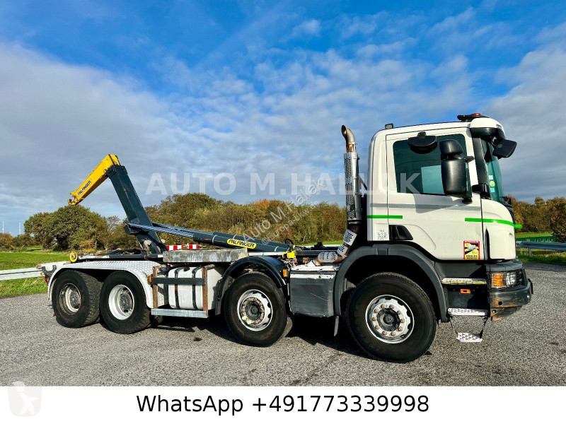 شاحنة Scania 410 Abrollkipper 8x4 alfinger...