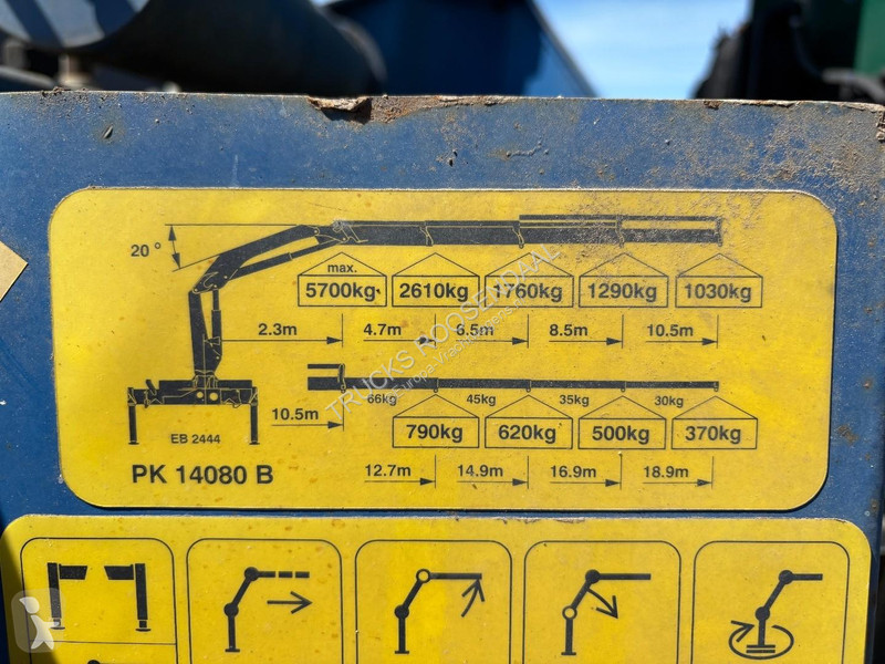 شاحنة MAN 220 B + PALFINGER PK 14080 - 3X EXT +...