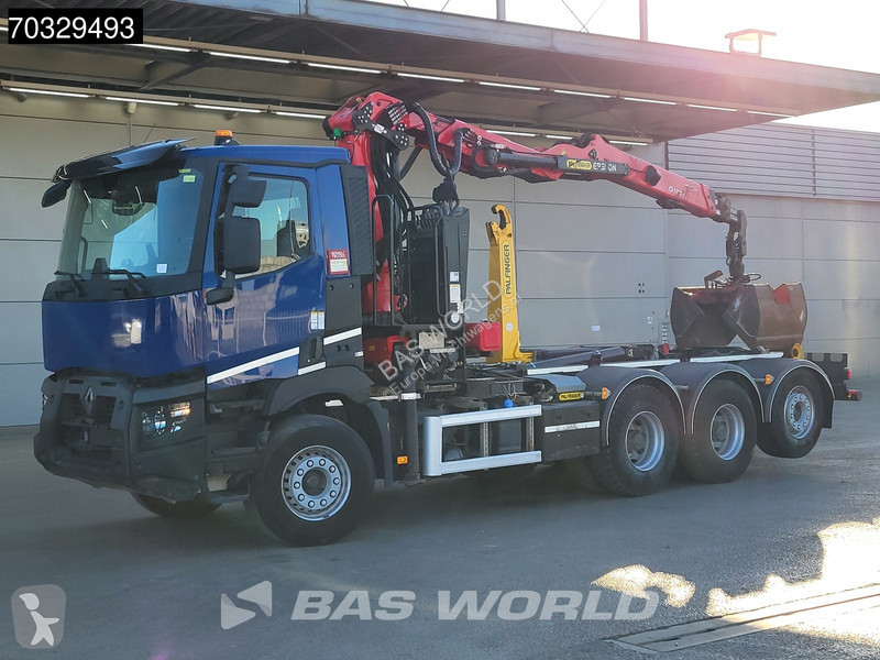 شاحنة Renault C 480 8X4 8x4 Palfinger Q170Z95TR...