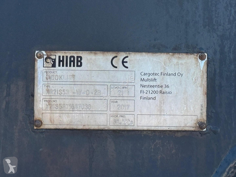 شاحنة DAF 400 8X4 EURO 6 + HIAB X-HIDUO 256EP-4...