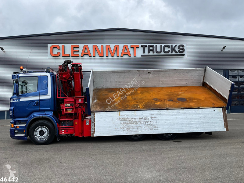 Vrachtwagen Scania 560 V8 8x4 etarder Hiab 24...