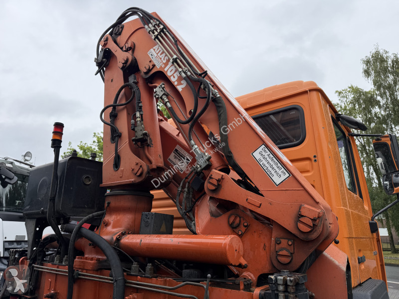 شاحنة MAN ME 18.250 4X4 Kipper mit Kran Atlas...