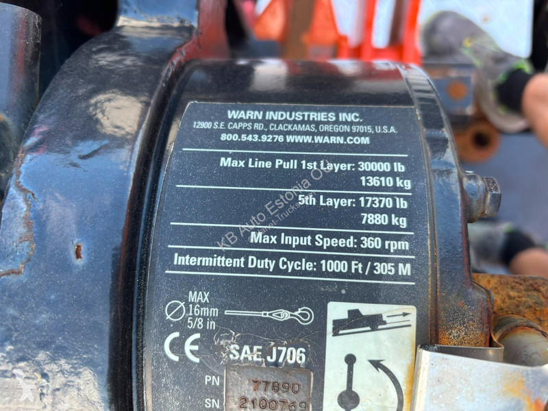 شاحنة Volvo 500 8x4/4 Zacklift Z453 / WINCH...