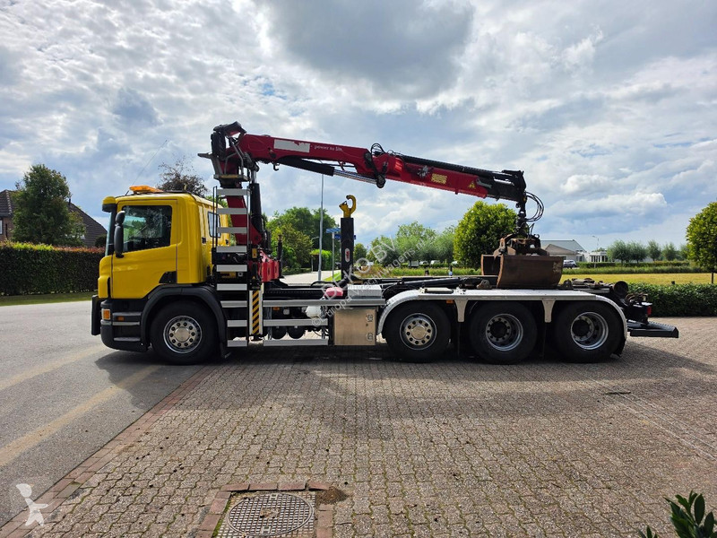Camion Scania P450 8x2!! CRANE/HOOK!!...