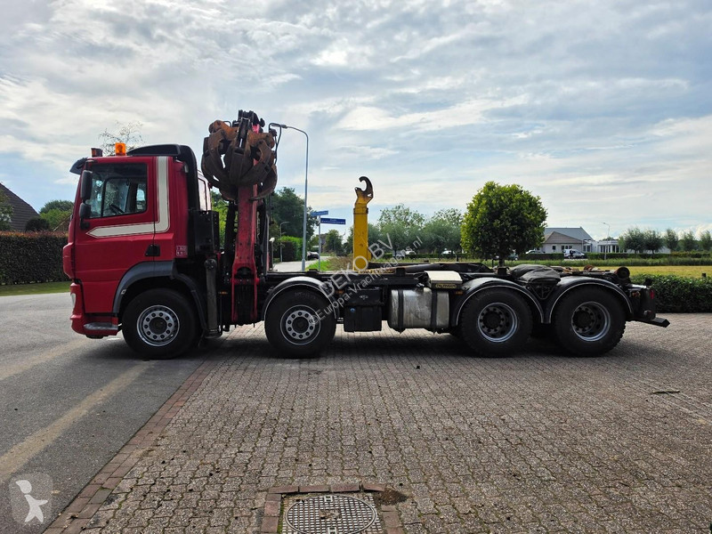 Vrachtwagen DAF 510 Palfinger Z crane. HOOK...