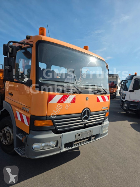 Camion Mercedes 1218 / Kipper+Kran / load...