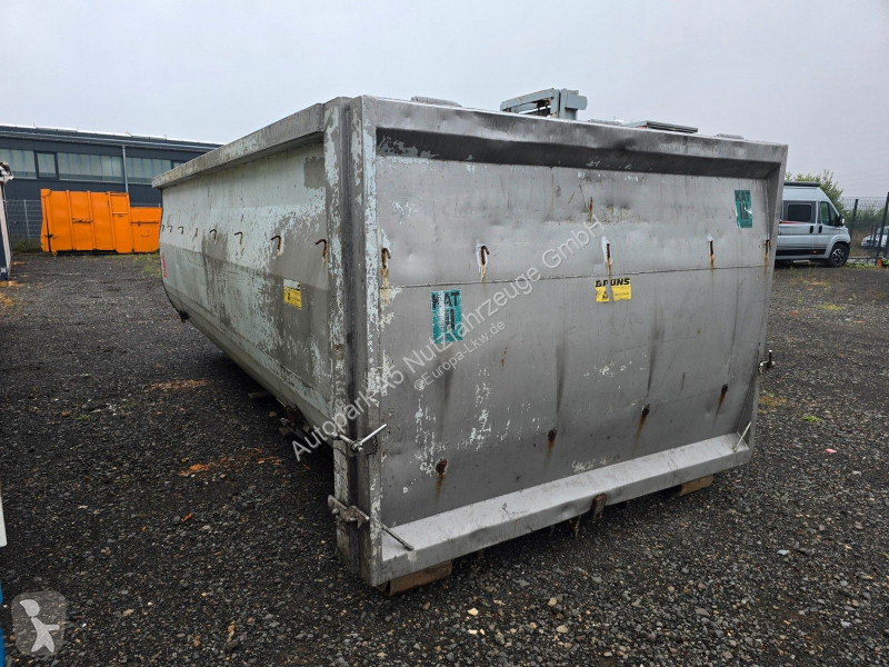 Camion  Bruns abrollcontainer Edelstahl container