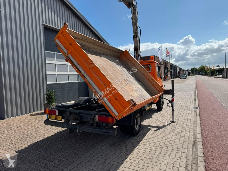 Camion Mercedes 816 Kraan / 3-zijdige Kipper,...