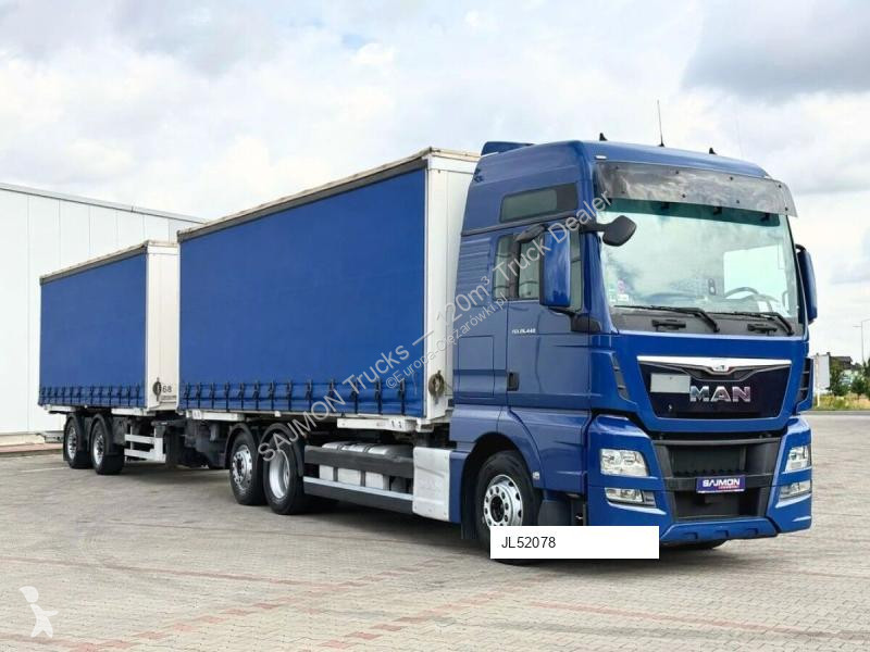 Vrachtwagen MAN TGX / ZESTAW BDF / KONTENERY KRONE