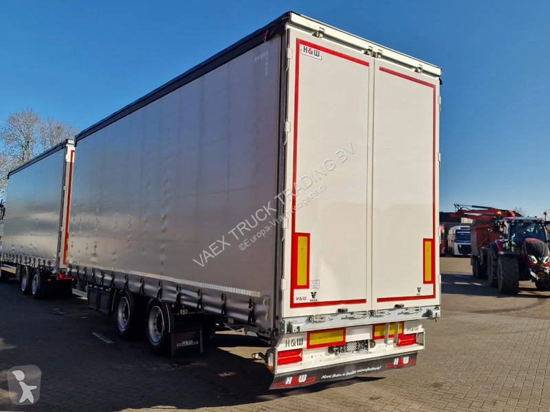 Camion MAN TGX 6x2 - Tautliner - H&W trailer -...