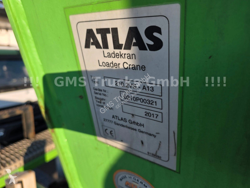 Mercedes 2645 / 6X4 / 17m Atlas Kran 210+Zange...