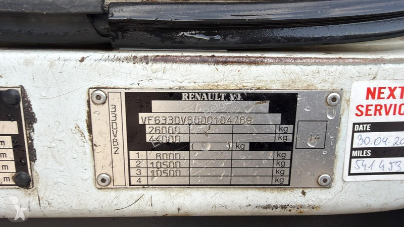 Camión Renault KERAX  (BOITE MANUELLE / LAMES /...